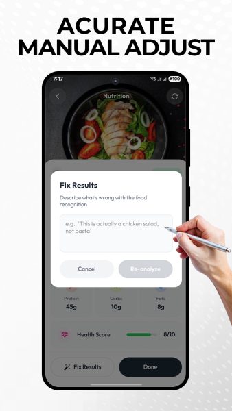 Fix food scan results